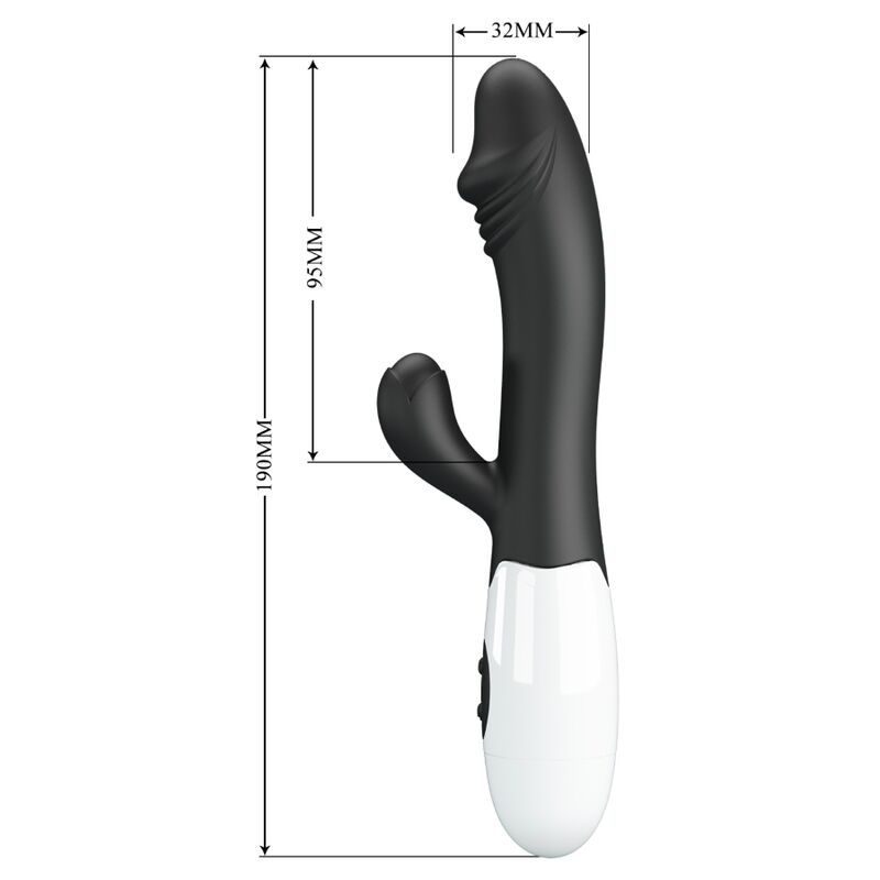 PRETTY LOVE - SNAPPY G-SPOT VIBRATOR BLACK - NOCTURNA DESIRES
