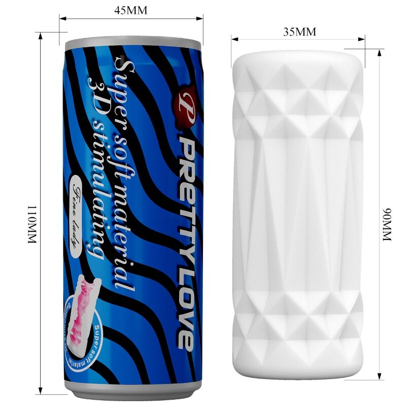 PRETTY LOVE - 3D MEN MASTURBATOR CAN MODEL 2 - NOCTURNA DESIRES