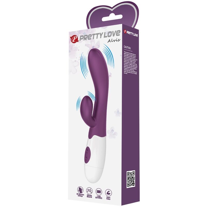 PRETTY LOVE - ALVIS RABBIT VIBRATOR & PURPLE G-SPOT - NOCTURNA DESIRES