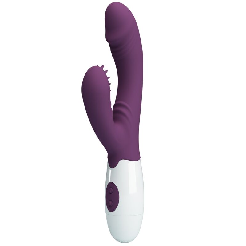 PRETTY LOVE - ANDRE RABBIT VIBRATOR & G-POINT STIMULATOR PURPLE - NOCTURNA DESIRES