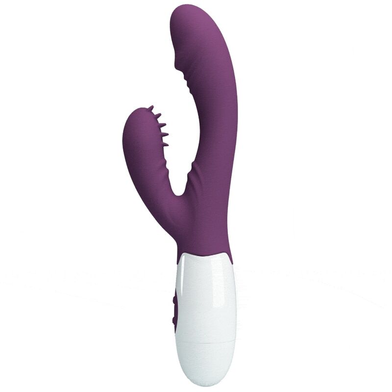 PRETTY LOVE - ANDRE RABBIT VIBRATOR & G-POINT STIMULATOR PURPLE - NOCTURNA DESIRES