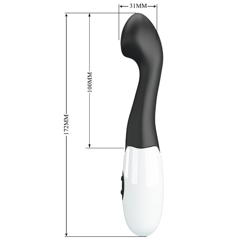PRETTY LOVE - CHARLES G-SPOT VIBRATOR 30 MODES BLACK - NOCTURNA DESIRES