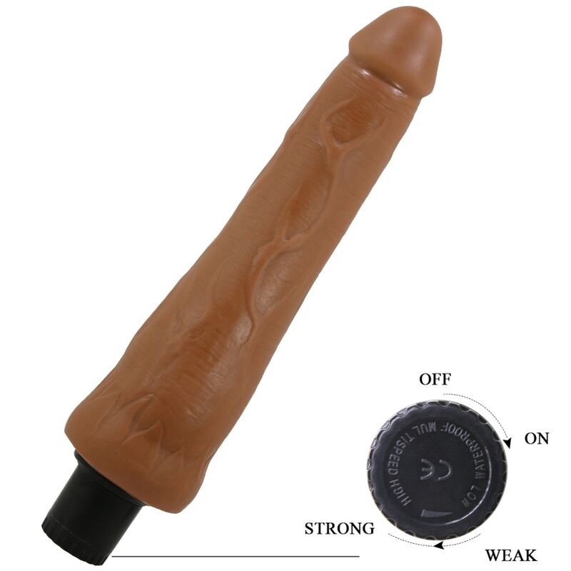 PRETTY LOVE - ALFREDO REALISTIC VIBRATOR 21.5 CM -O- 4 CM - NOCTURNA DESIRES
