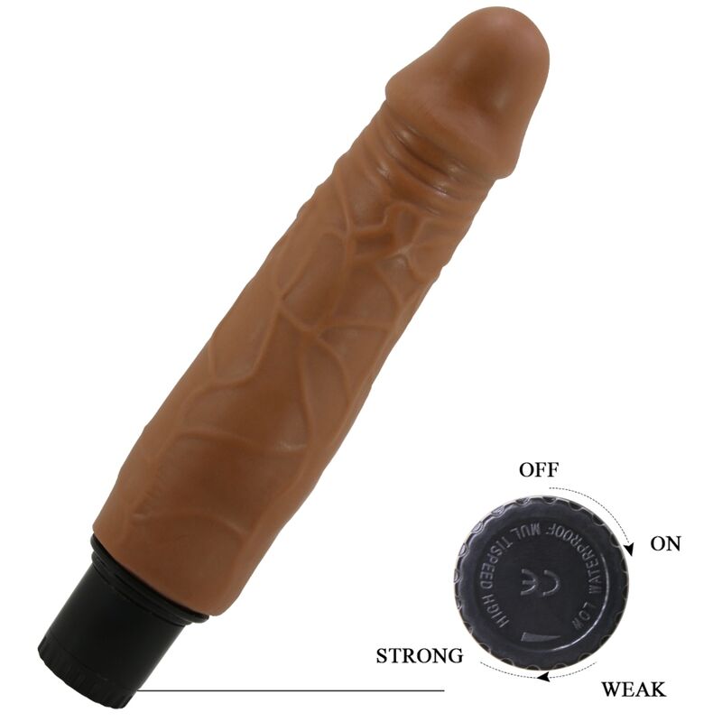 PRETTY LOVE - WALDORF REALISTIC VIBRATOR 18 CM -O- 4 CM - NOCTURNA DESIRES