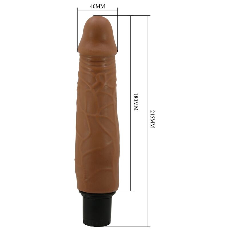 PRETTY LOVE - WALDORF REALISTIC VIBRATOR 18 CM -O- 4 CM - NOCTURNA DESIRES