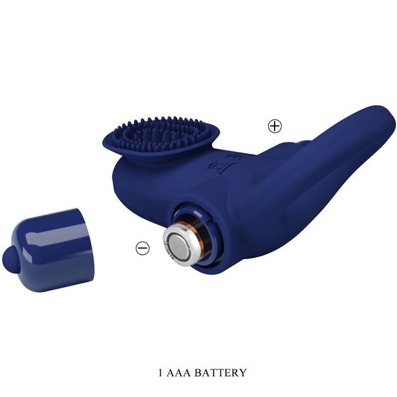 PRETTY LOVE - PALLE RING WITH VIBRATION BLUE - NOCTURNA DESIRES