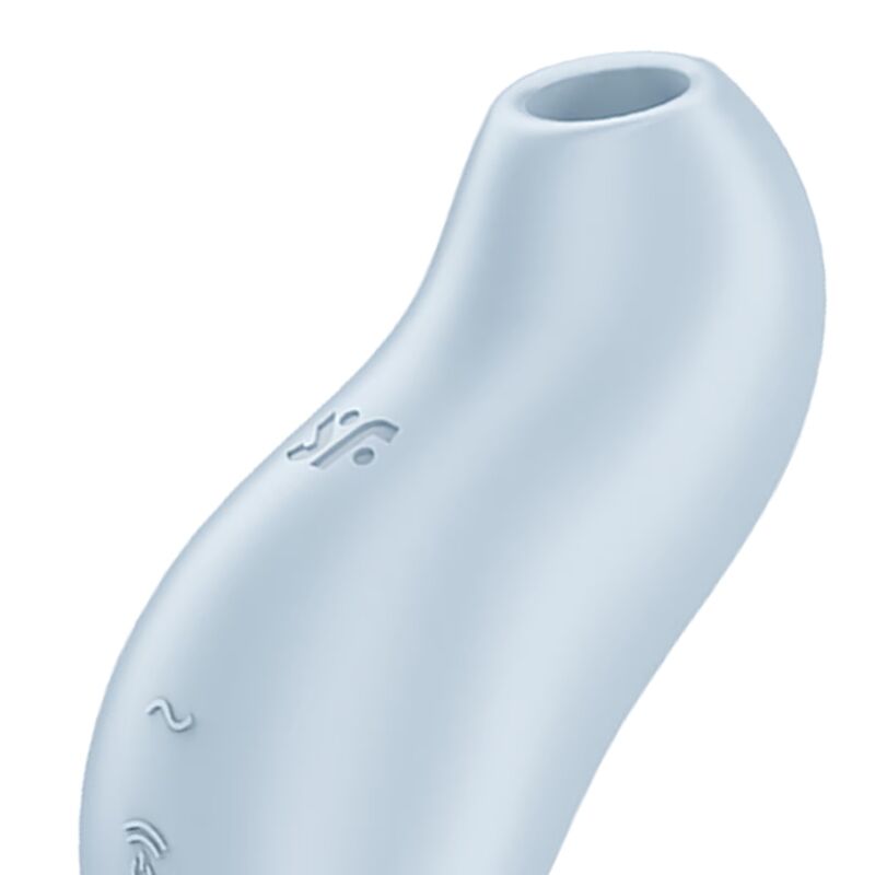 SATISFYER - POCKET PRO 1 CLITORIS STIMULATOR LIGHT BLUE - NOCTURNA DESIRES