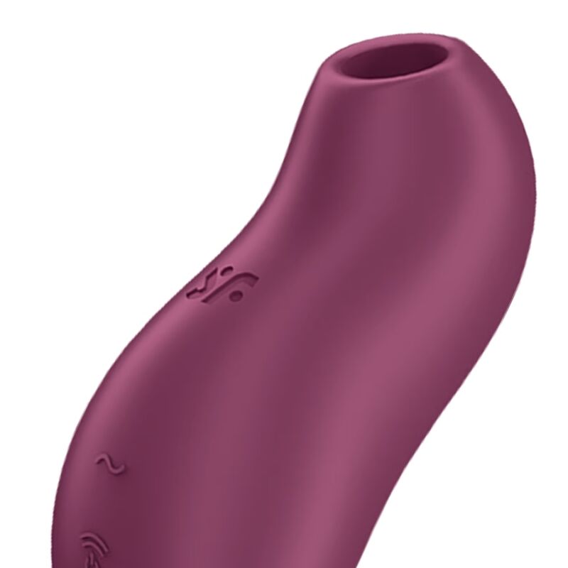 SATISFYER - POCKET PRO 1 CLITORIS STIMULATOR GARNET - NOCTURNA DESIRES