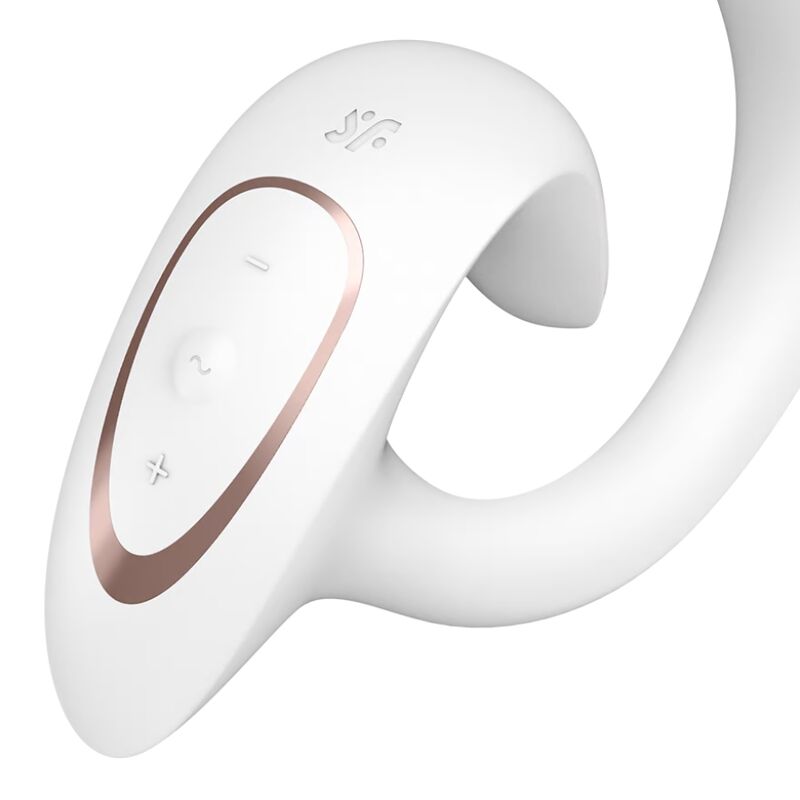 SATISFYER - G FOR GODDESS 1 RABBIT VIBRATOR WHITE - NOCTURNA DESIRES