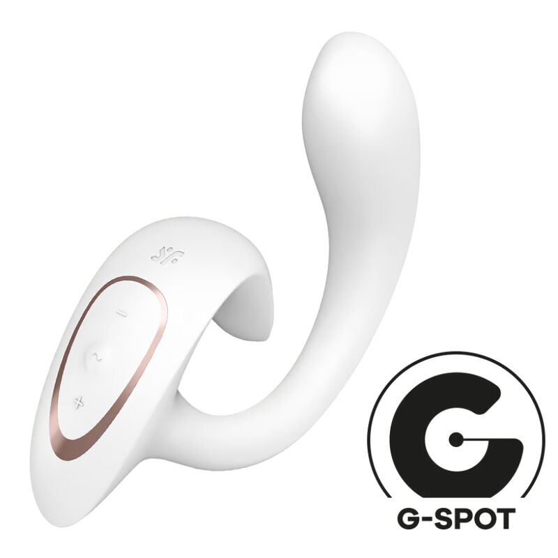 SATISFYER - G FOR GODDESS 1 RABBIT VIBRATOR WHITE - NOCTURNA DESIRES