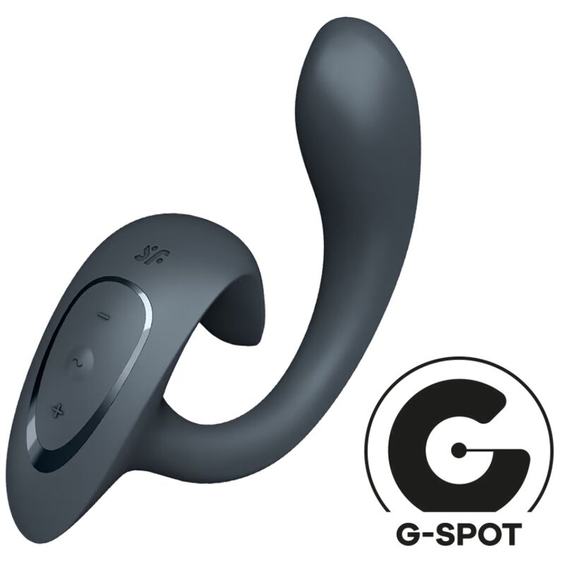 SATISFYER - G FOR GODDESS 1 RABBIT VIBRATOR DARK GRAY - NOCTURNA DESIRES