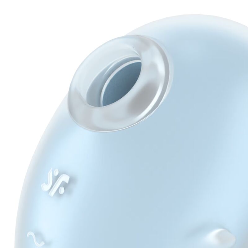 SATISFYER - CUTIE GHOST LAY-ON VIBRATOR LIGHT BLUE - NOCTURNA DESIRES