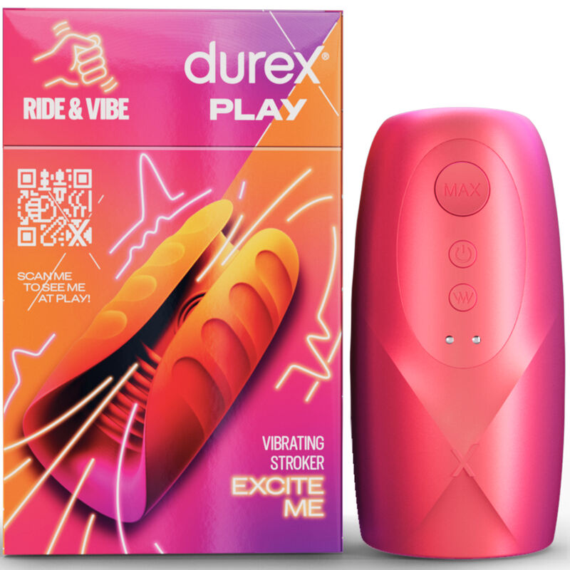 DUREX - TOY RIDE & VIBE VIBRATOR MASTURBATOR - NOCTURNA DESIRES
