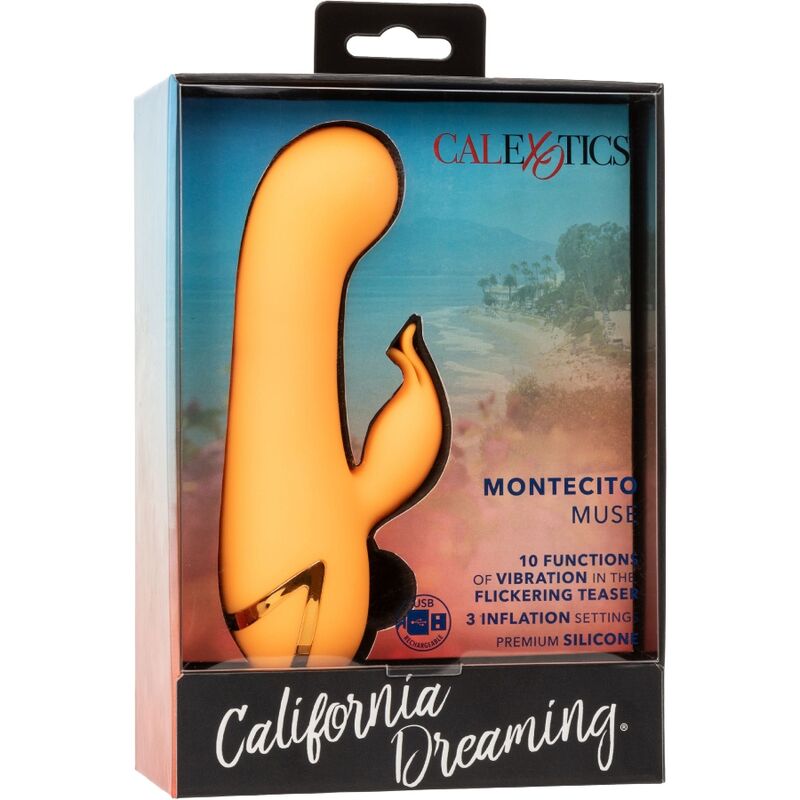 CALEXOTICS - MONTECITO MUSE VIBRATOR RABBIT ORANGE BY CALIFORNIA DREAMING - NOCTURNA DESIRES