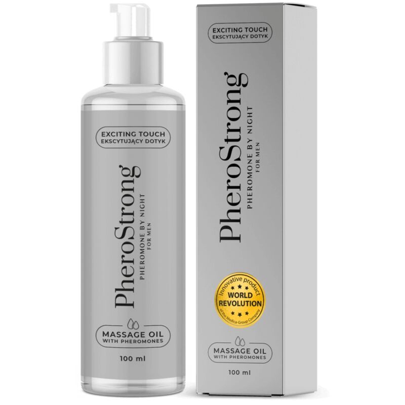 PHEROSTRONG - MASSAGE OIL BY NIGHT FOR MEN 100 ML - NOCTURNA DESIRES