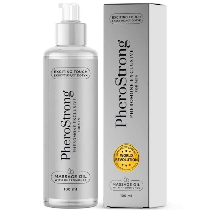 PHEROSTRONG - MASSAGE OIL EXCLUSIVE FOR MEN 100 ML - NOCTURNA DESIRES