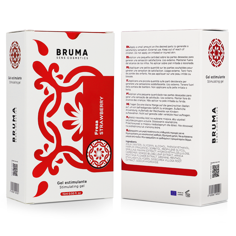 BRUMA - STRAWBERRY FLAVOR INTENSIFYING BALM 15 ML - NOCTURNA DESIRES