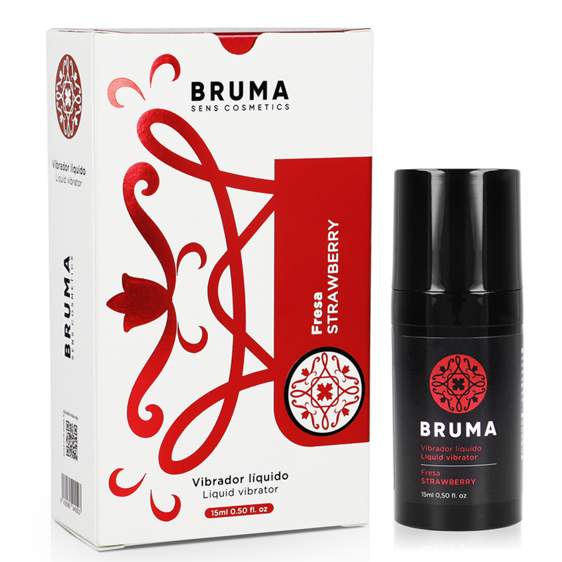 BRUMA - LIQUID VIBRATOR ULTRA SLIDING STRAWBERRY 15 ML - NOCTURNA DESIRES