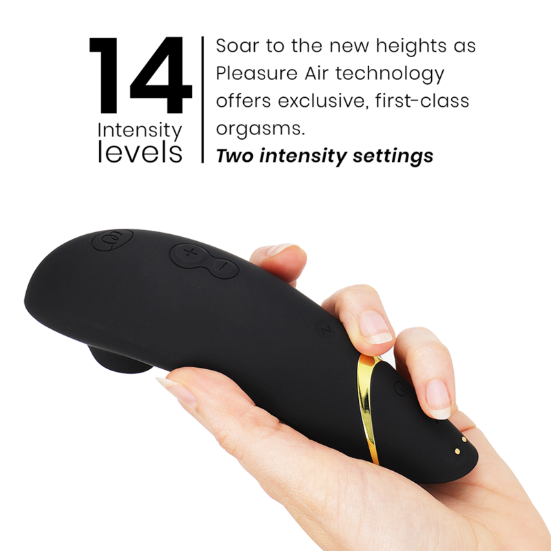 WOMANIZER - PREMIUM 2 CLITORAL STIMULATOR BLACK - NOCTURNA DESIRES