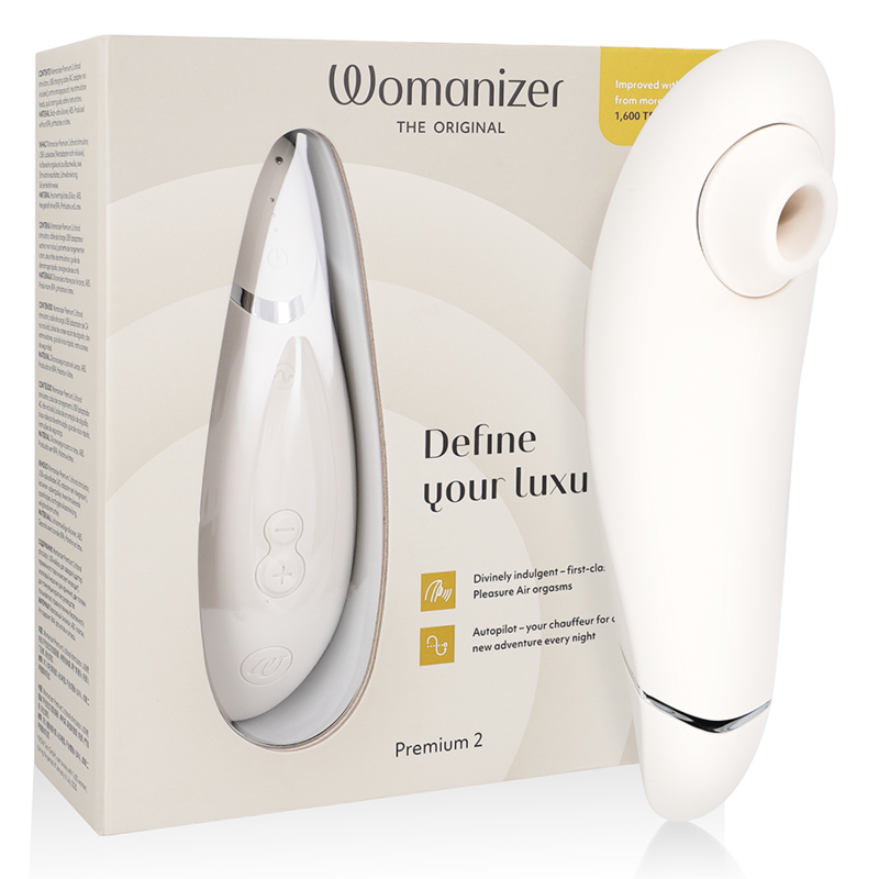 WOMANIZER - PREMIUM 2 CLITORAL STIMULATOR WARM GRAY - NOCTURNA DESIRES