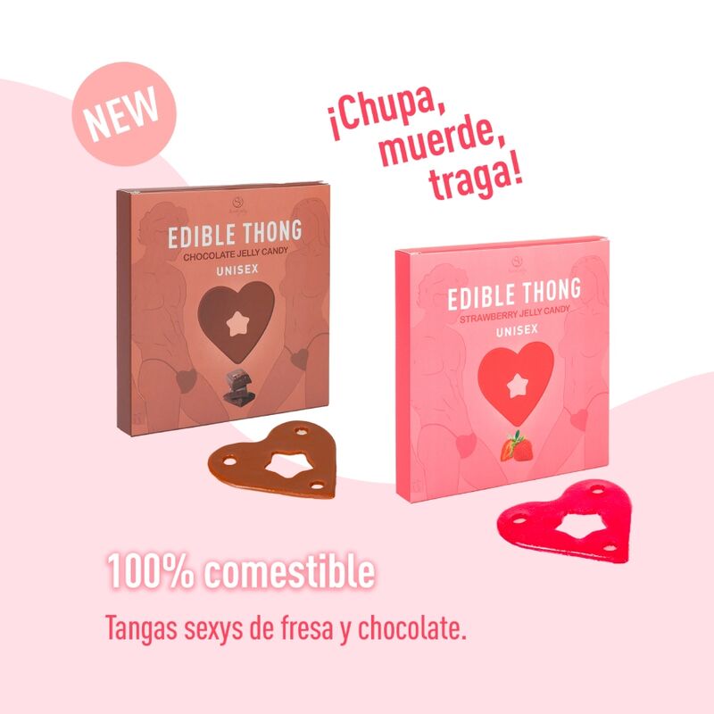 SECRET PLAY - STRAWBERRY GUMMY THONG - NOCTURNA DESIRES