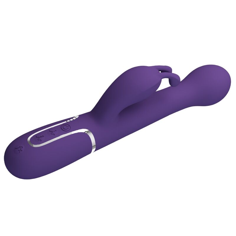 PRETTY LOVE - DEJON RABBIT VIBRATOR 3 IN 1 MULTIFUNCTION PURPLE - NOCTURNA DESIRES