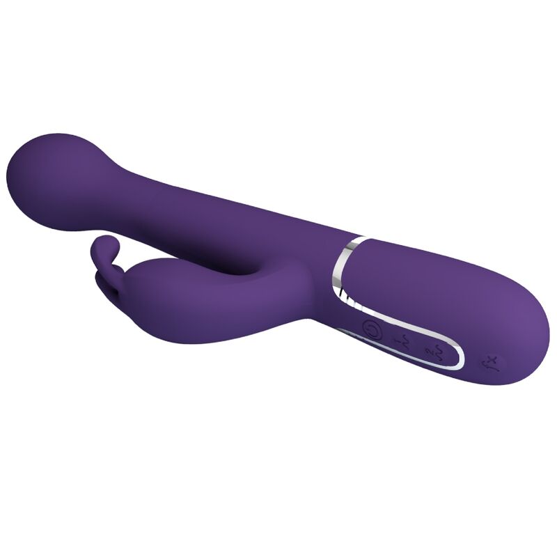 PRETTY LOVE - DEJON RABBIT VIBRATOR 3 IN 1 MULTIFUNCTION PURPLE - NOCTURNA DESIRES