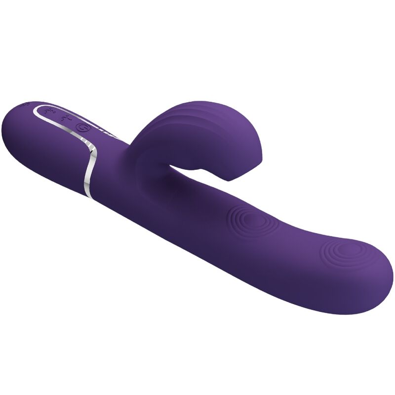 PRETTY LOVE - PERLITA G-SPOT VIBRATOR 3 IN 1 MULTIFUNCTION PURPLE - NOCTURNA DESIRES