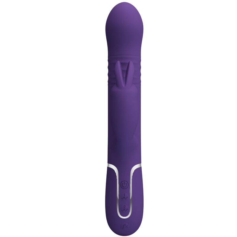 PRETTY LOVE - COALE RABBIT VIBRATOR 4 IN 1 PURPLE - NOCTURNA DESIRES