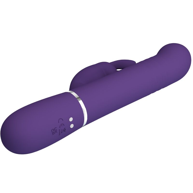 PRETTY LOVE - COALE RABBIT VIBRATOR 4 IN 1 PURPLE - NOCTURNA DESIRES