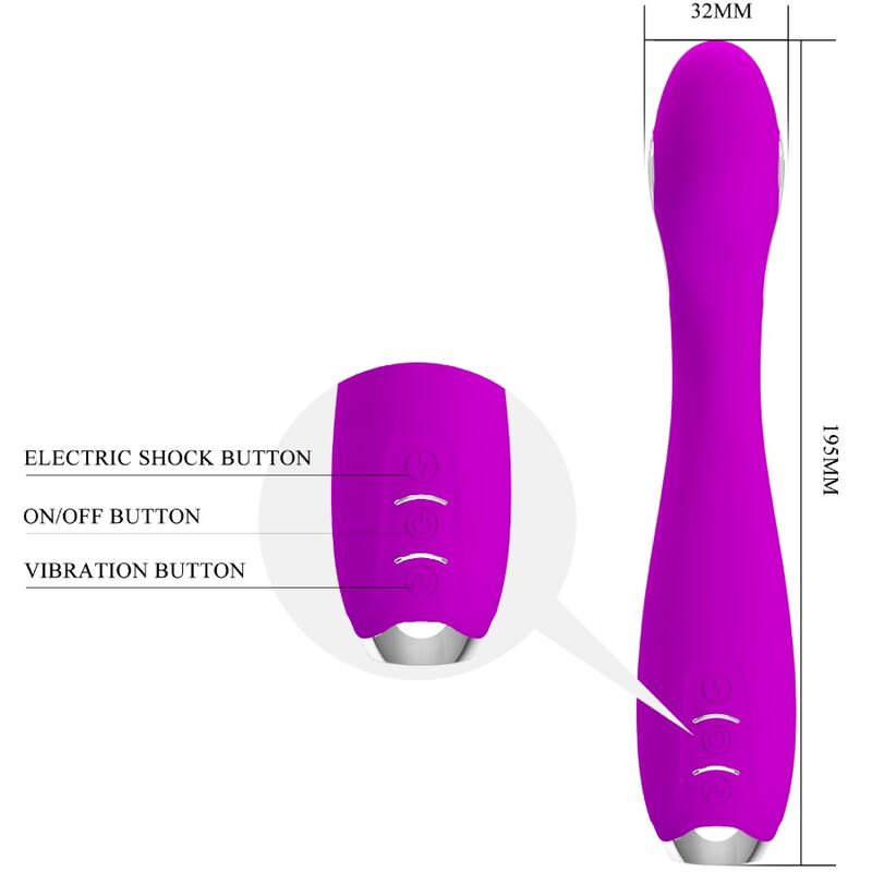 PRETTY LOVE - HECTOR ELECTROSHOCK VIBRATOR FREE APP VIOLET - NOCTURNA DESIRES