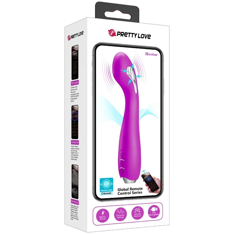 PRETTY LOVE - HECTOR ELECTROSHOCK VIBRATOR FREE APP VIOLET - NOCTURNA DESIRES