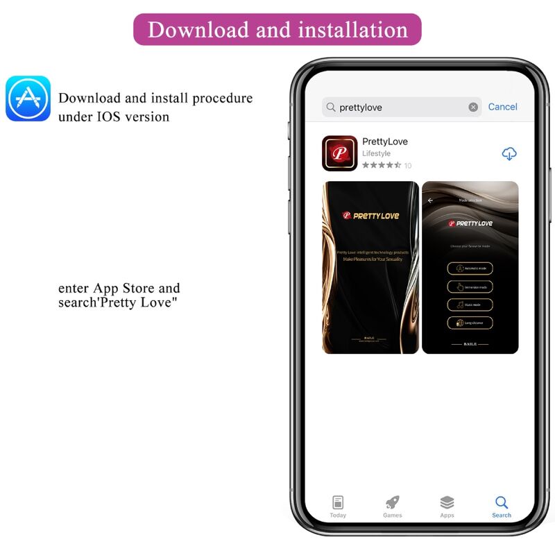 PRETTY LOVE - HECTOR ELECTROSHOCK VIBRATOR FREE APP VIOLET - NOCTURNA DESIRES
