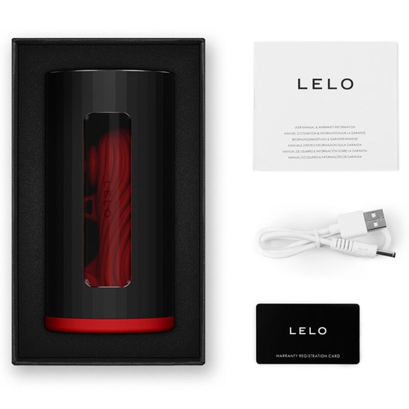 LELO - F1S V3 MALE MASTURBATOR RED - NOCTURNA DESIRES