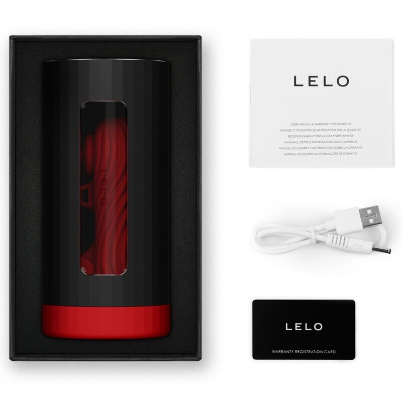LELO - F1S V3 MALE MASTURBATOR RED XL - NOCTURNA DESIRES