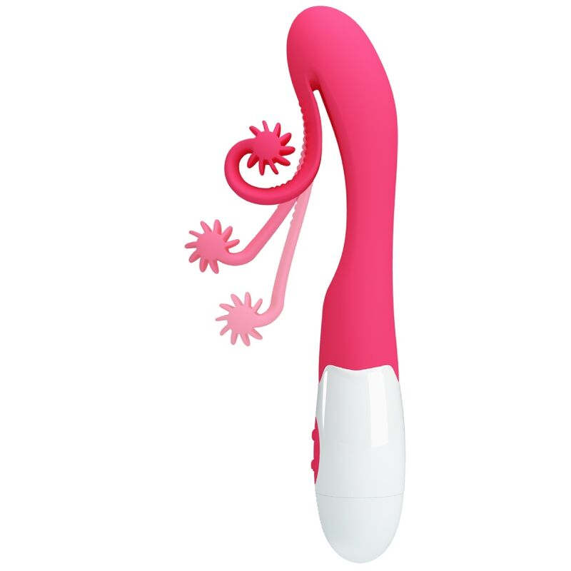 ROMANCE - PINK VIBRATOR AND STIMULATOR 30 SPEEDS - NOCTURNA DESIRES