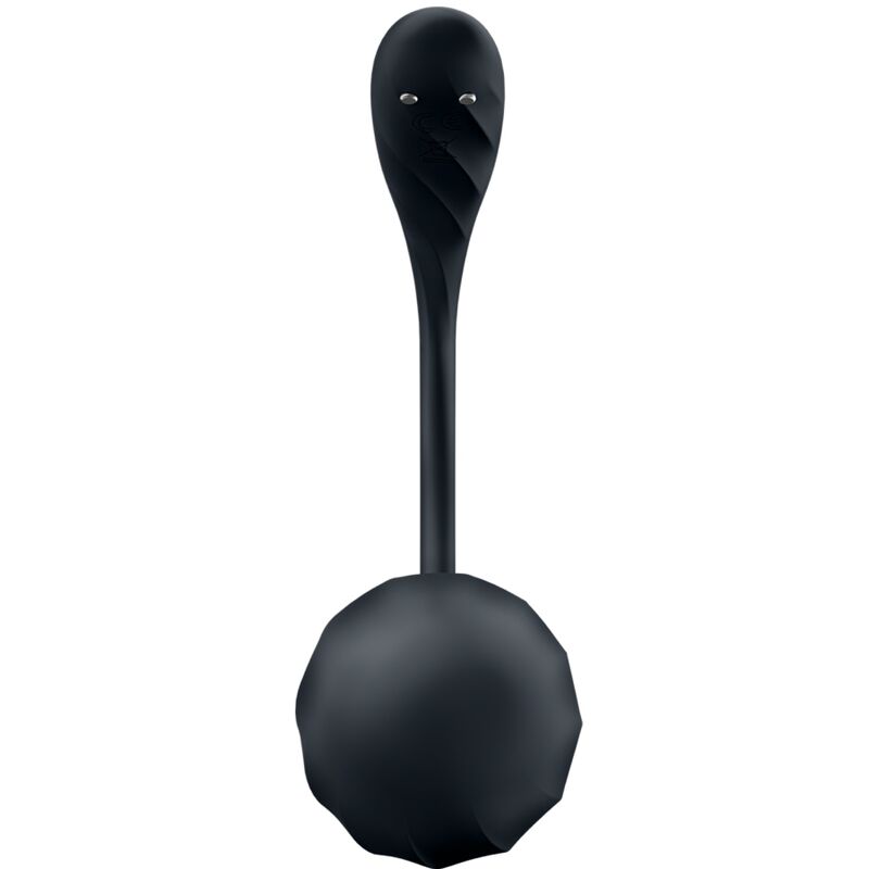 SATISFYER - RIBBED PETAL G POINT STIMULATOR REMOTE CONTROL BLACK FREE APP - NOCTURNA DESIRES