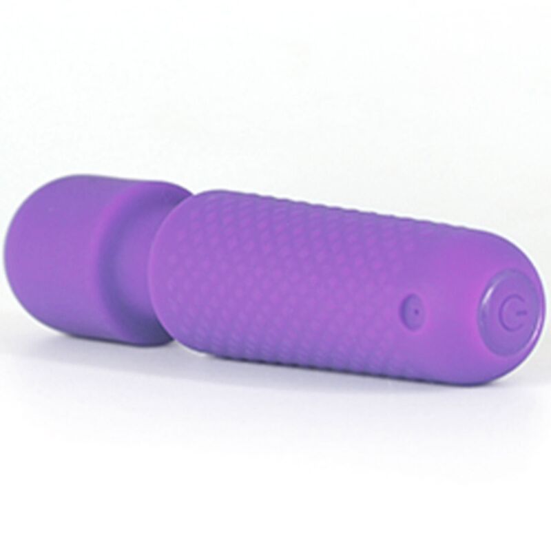 ARMONY - YOUR MAGIC MASSAGER & VIBRATOR RECHARGEABLE 10 VIBRATIONS WAND DOTS PURPLE - NOCTURNA DESIRES