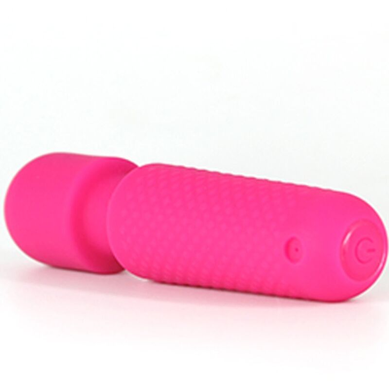 ARMONY - YOUR MAGIC MASSAGER & VIBRATOR RECHARGEABLE 10 VIBRATIONS WAND DOTS PINK - NOCTURNA DESIRES