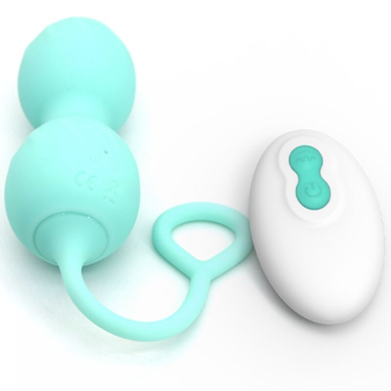 ARMONY - BLOSSOMS VAGINAL DUMBBELL VIBRATION REMOTE CONTROL 10 VIBRATIONS GREEN - NOCTURNA DESIRES