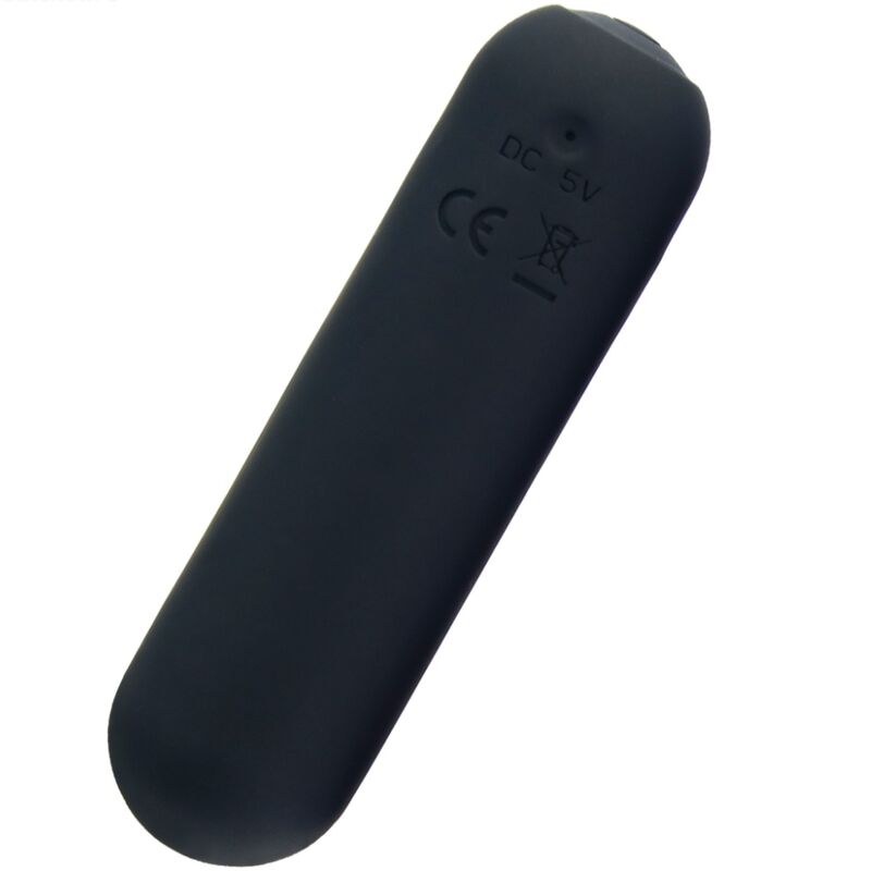 ARMONY - SPLASH HAHA VIBRATOR BULLET SILICONE 10 VIBRATIONS 75 X 19 CM BLACK - NOCTURNA DESIRES