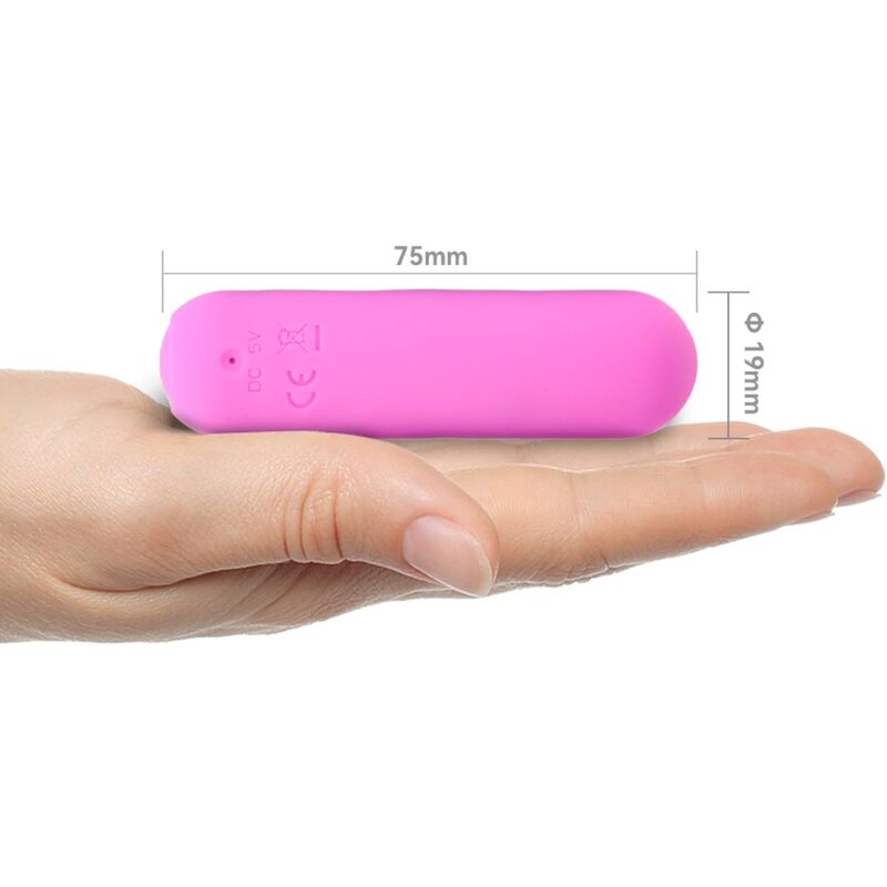 ARMONY - SPLASH HAHA VIBRATOR BULLET SILICONE 10 VIBRATIONS 75 X 19 CM PINK - NOCTURNA DESIRES