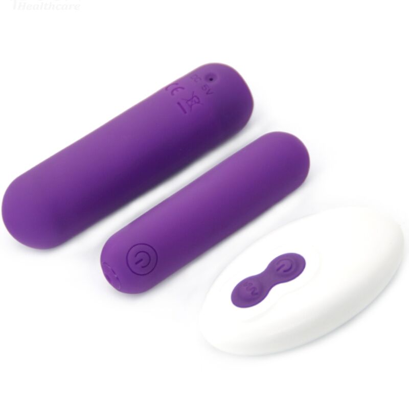 ARMONY - SPLASH JOLINE VIBRATOR BULLET SILICONE REMOTE CONTROL 10 VIBRATIONS 6.5 X 1.5 CM PURPLE - NOCTURNA DESIRES