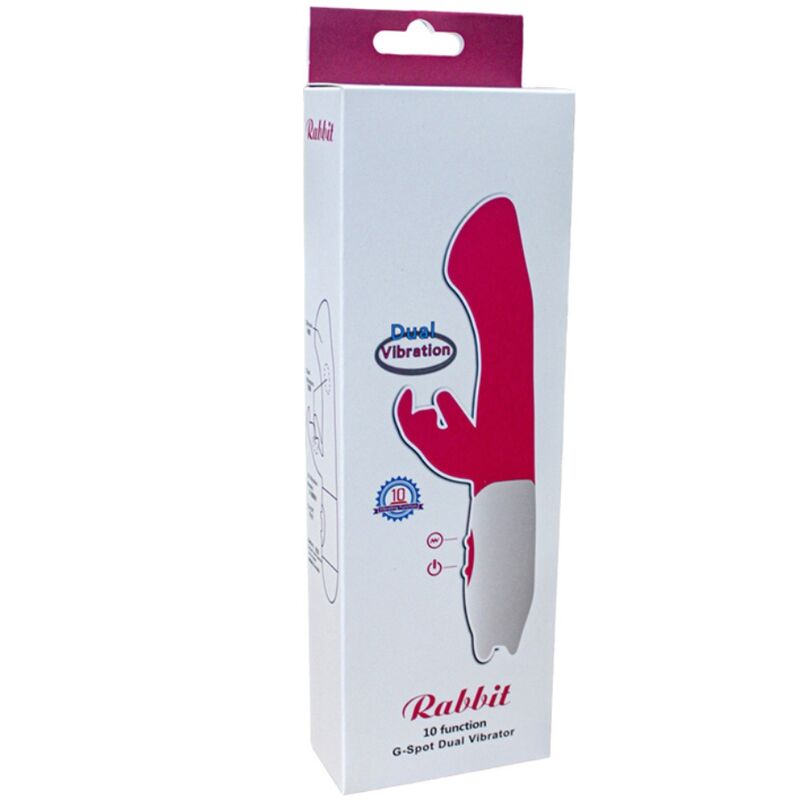 ARMONY - RABBIT VIBRATOR & STIMULATOR G SPOT 10 SPEEDS PINK - NOCTURNA DESIRES