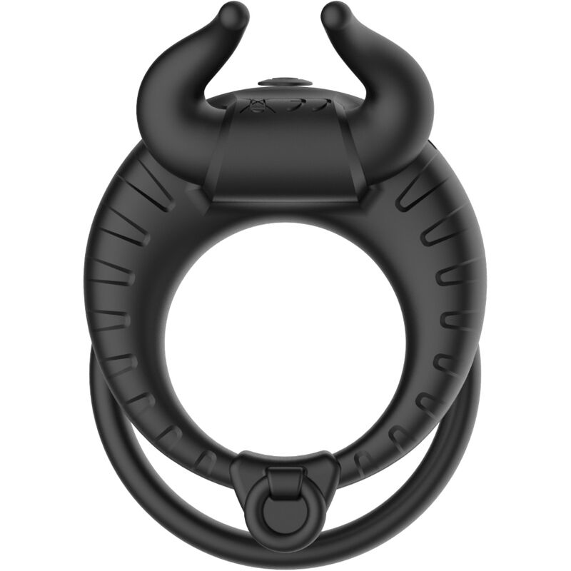 ARMONY - BULL'S PASION RING VIBRATOR 10 SPEEDS BLACK - NOCTURNA DESIRES