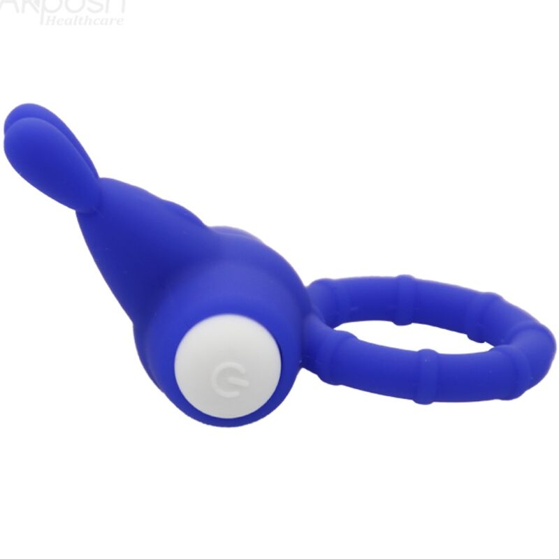 ARMONY - MS BUNNY VIBRATOR RING SILICONE BLUE - NOCTURNA DESIRES