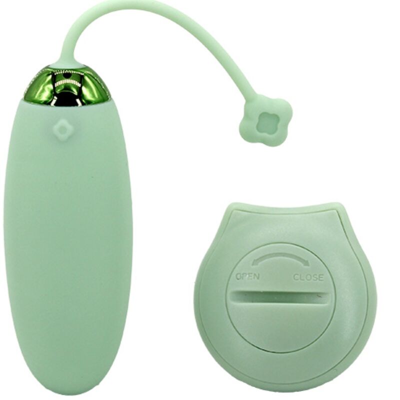 ARMONY - KITTY FUN EGG VIBRATOR REMOTE CONTROL 10 VIBRATIONS GREEN - NOCTURNA DESIRES