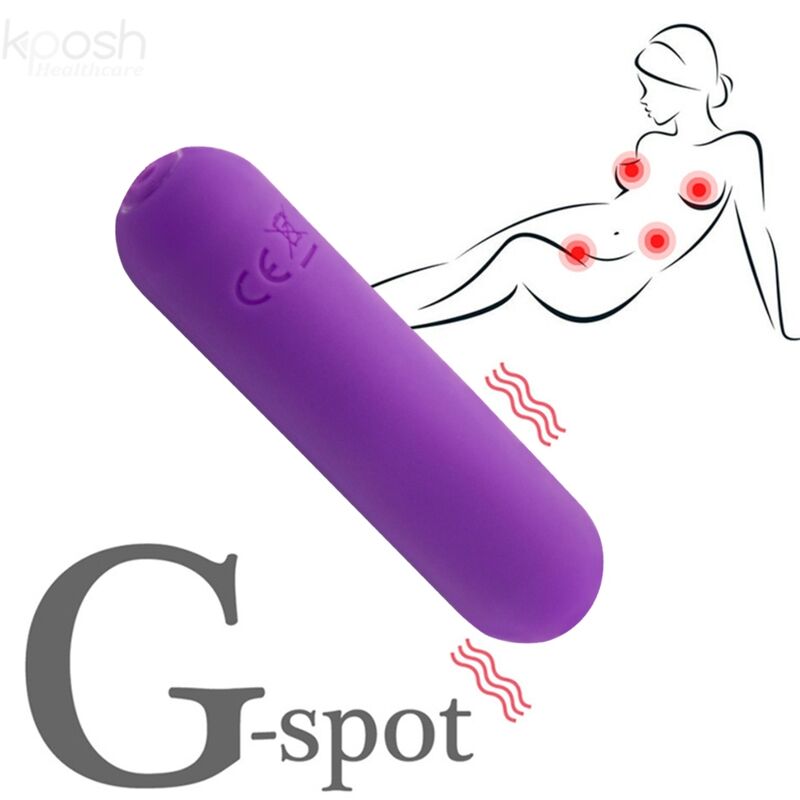 ARMONY - SPLASH JOLINE VIBRATOR BULLET SILICONE REMOTE CONTROL 10 VIBRATIONS 6.5 X 1.5 CM PURPLE - NOCTURNA DESIRES