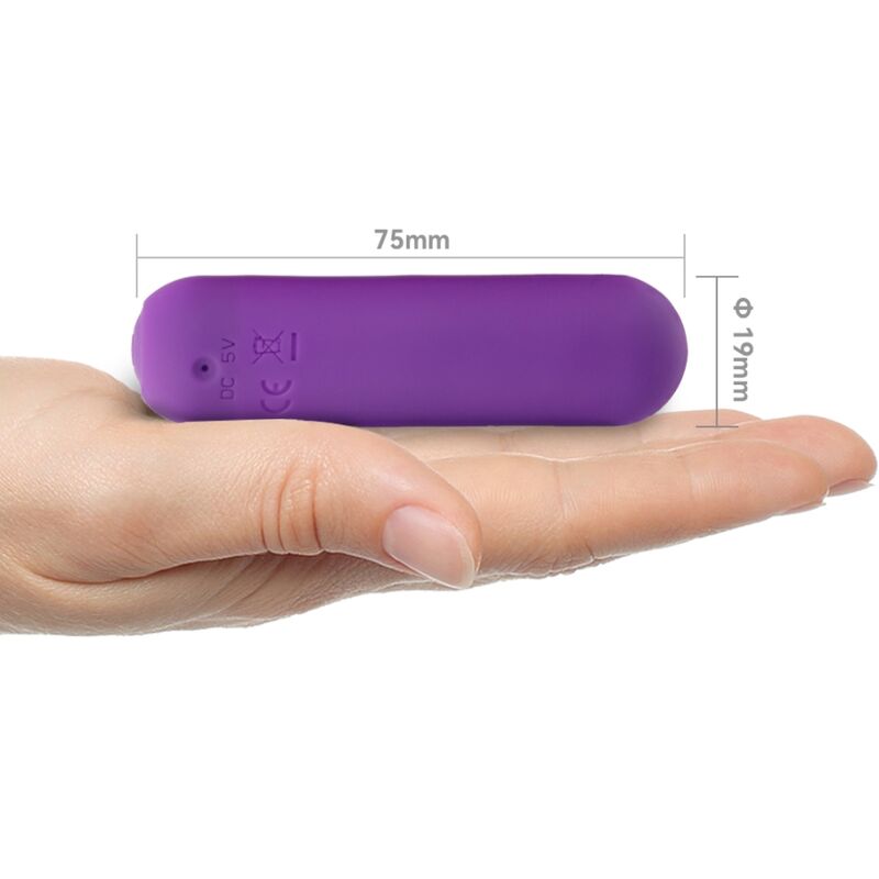 ARMONY - SPLASH JOIE VIBRATOR BULLET SILICONE REMOTE CONTROL 10 VIBRATIONS 75 X 19 CM PURPLE - NOCTURNA DESIRES