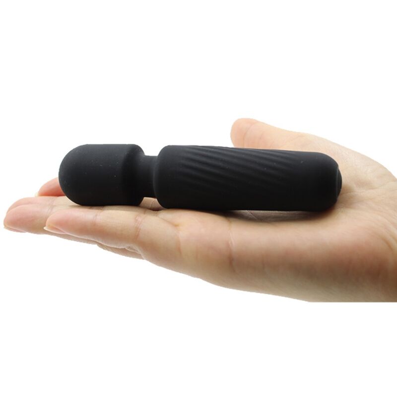 ARMONY - YOUR MAGIC MASSAGER & VIBRATOR RECHARGEABLE 10 VIBRATIONS BLACK - NOCTURNA DESIRES